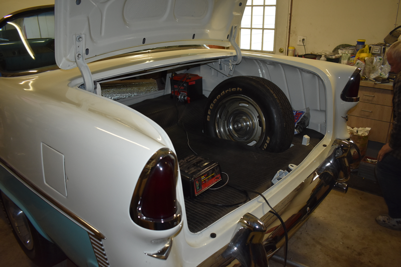 Illustration for article titled 1955 Chevy Bel Air Project Update - Adding the Shiny Stuff